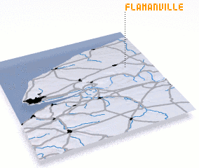 3d view of Flamanville