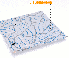 3d view of LʼIsle-en-Dodon