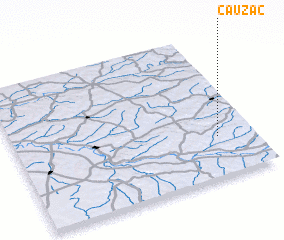 3d view of Cauzac