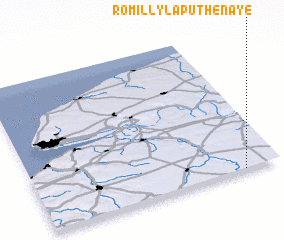 3d view of Romilly-la-Puthenaye