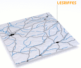 3d view of Les Riffes