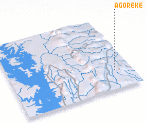 3d view of Agoréké