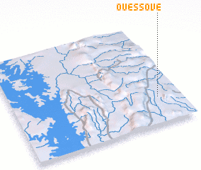 3d view of Ouessové