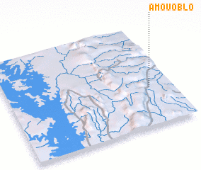 3d view of Amou Oblo