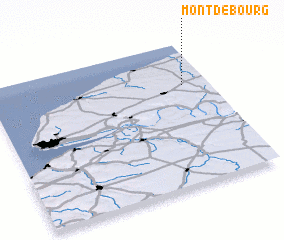 3d view of Mont-de-Bourg