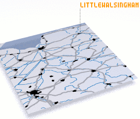 3d view of Little Walsingham