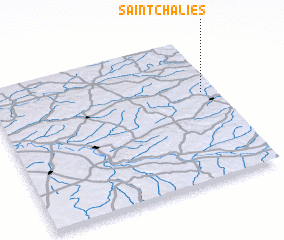 3d view of Saint-Chaliès