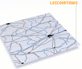 3d view of Les Courtinais