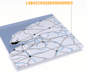 3d view of Le Bosc-Roger-en-Roumois