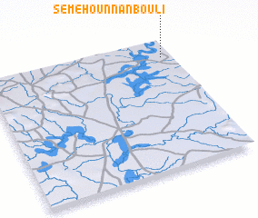 3d view of Séméhoun-Nanbouli