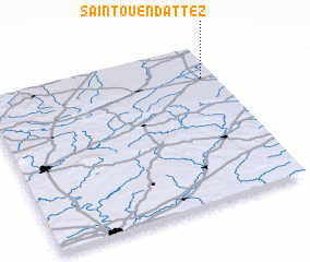 3d view of Saint-Ouen-dʼAttez