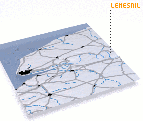 3d view of Le Mesnil