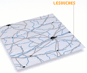 3d view of Les Ouches