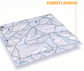 3d view of Kobbet Lakhoua