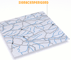 3d view of Siorac-en-Périgord