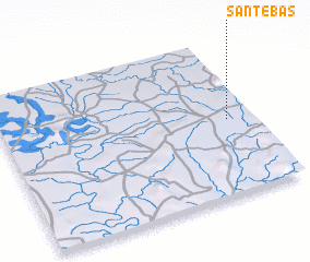 3d view of Santé-Bas