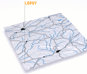 3d view of Le Puy