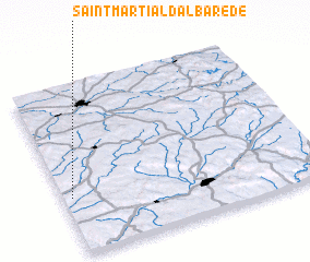 3d view of Saint-Martial-dʼAlbarède