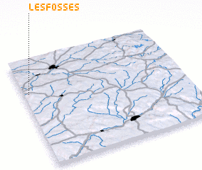 3d view of Les Fosses