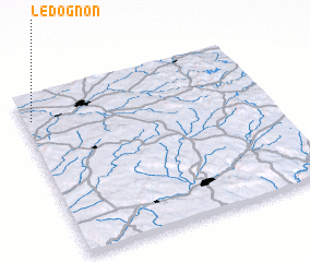 3d view of Le Dognon