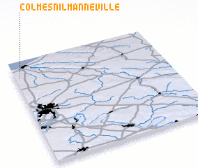 3d view of Colmesnil-Manneville