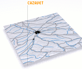 3d view of Cazavet