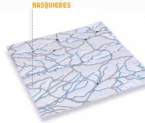 3d view of Masquières