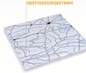 3d view of Saint-Ouen-sur-Gartempe