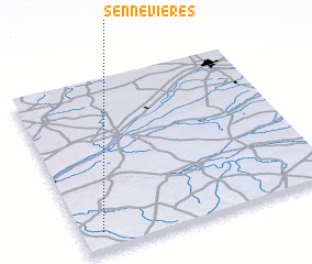 3d view of Sennevières