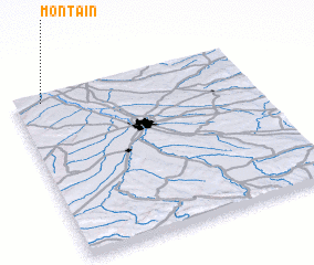 3d view of Montain