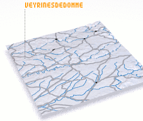 3d view of Veyrines-de-Domme