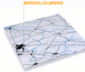 3d view of Amfreville-la-Mi-Voie