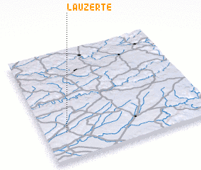 3d view of Lauzerte