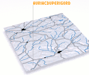 3d view of Auriac-du-Périgord