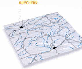 3d view of Puy Cheny