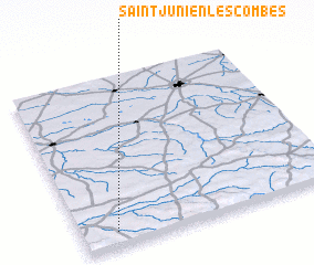 3d view of Saint-Junien-les-Combes