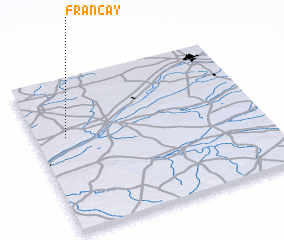 3d view of Françay