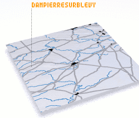 3d view of Dampierre-sur-Blévy