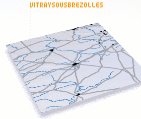 3d view of Vitray-sous-Brézolles