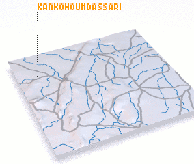 3d view of Kankohoum-Dassari