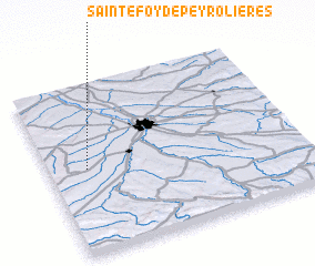 3d view of Sainte-Foy-de-Peyrolières