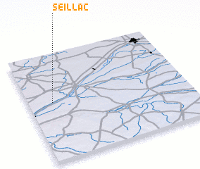 3d view of Seillac