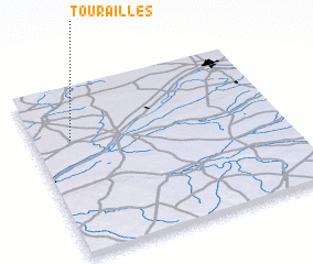 3d view of Tourailles