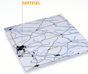 3d view of Mont-Piel