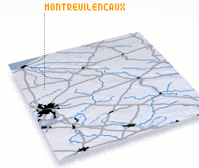 3d view of Montreuil-en-Caux