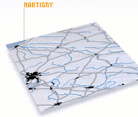 3d view of Martigny