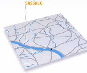 3d view of Sassalé
