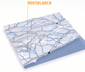 3d view of Montblanch