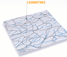 3d view of Les Barthes