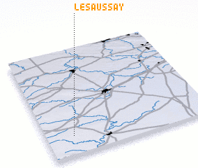 3d view of Le Saussay